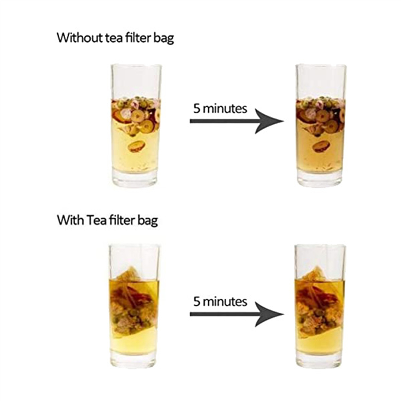 Coffee Leaves Tea - AT19-6000er-Pack Teefilterbeutel, Einweg-Teebeutel aus Papier mit