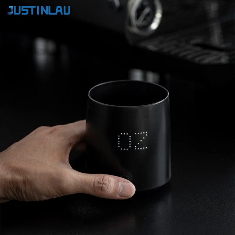 Coffee Bean Scale - JUSTINLAU Elektronische Kaffee-Waage, Hochpräzise Wasserdichte Espresso-Waage,