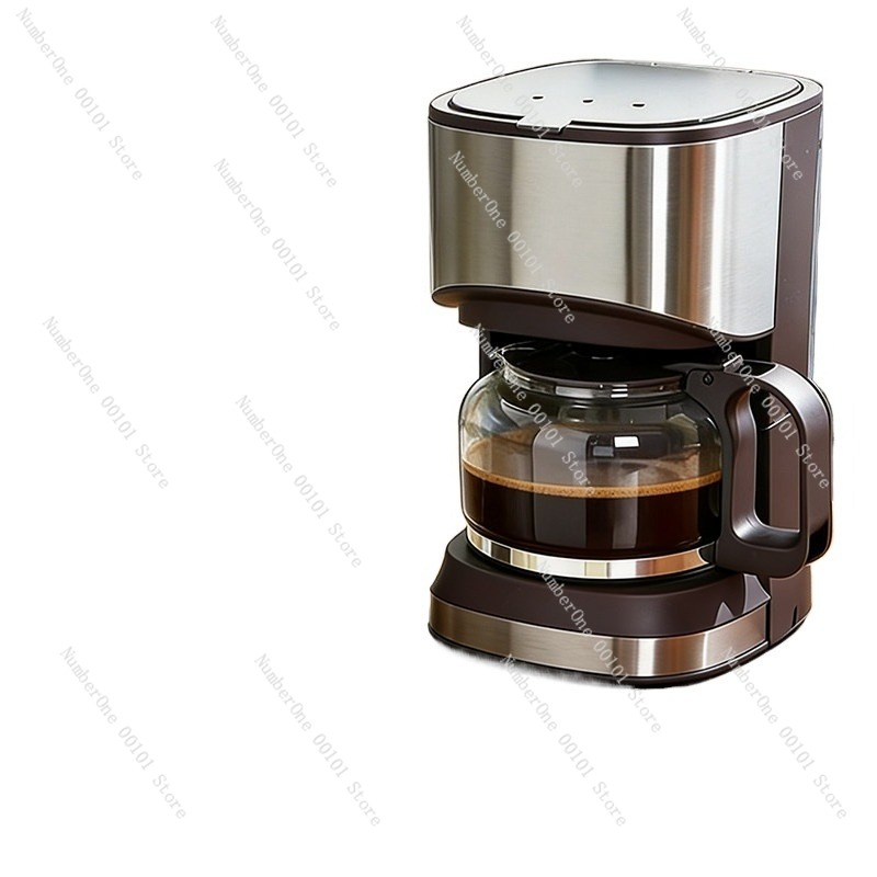 Coffee Tea Maker Combo - Kompakte Haushalts-Kaffeemaschine Mini-Teebrüh-Kombigerät Kleine Haushaltsfilter-Espressomaschine Tragbare