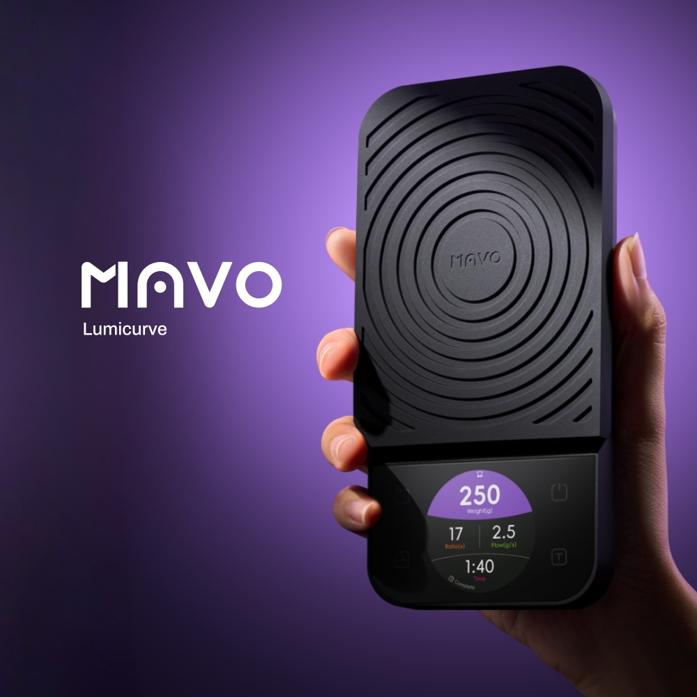 Coffee Bean Scale - MAVO Lumicurve Smarte Kaffeewaage 0,1g Präzision