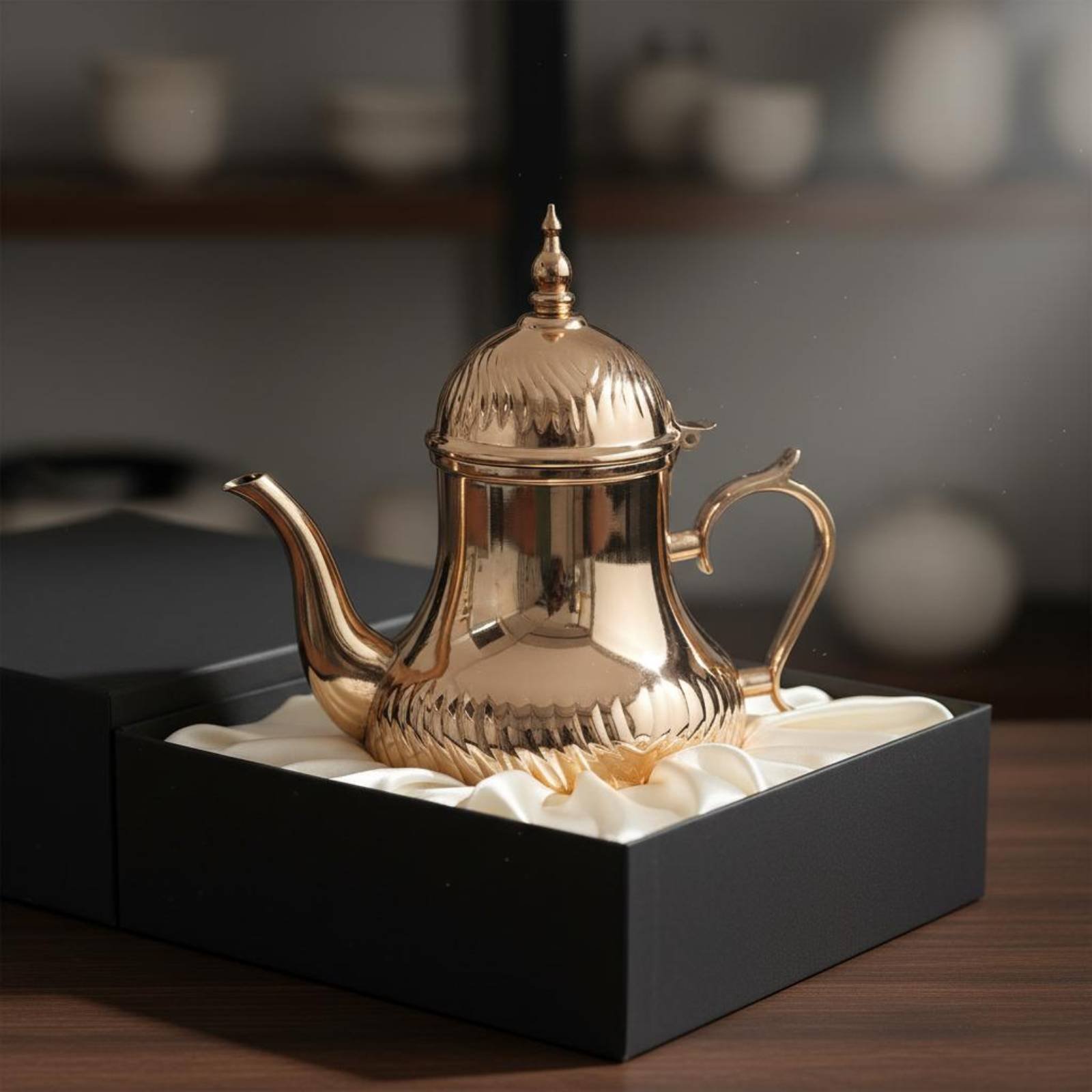 Coffee Tea Pots - Nahöstliche Dallah Spiegelpolierte Arabische Kaffeekanne Arabische