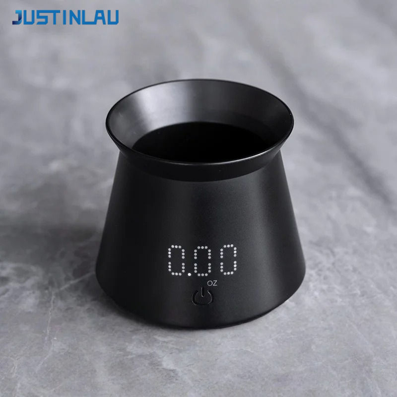 Coffee Bean Scale - JUSTINLAU Mini-Kaffeewaage 0,1g Hochpräzise Wasserdichte Digitale