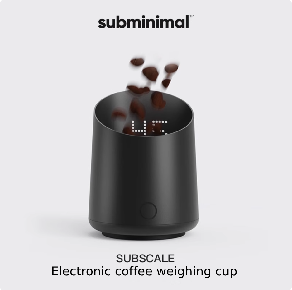 Coffee Bean Scale - Subminimum Elektronischer Kaffeewaage, Espressowaage, elektronische Übergießwaage,