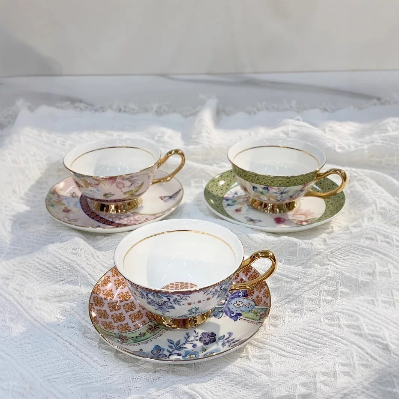 Coffee Tea Gardens - Hochwertige Tassen und Teller in Emaille-Optik