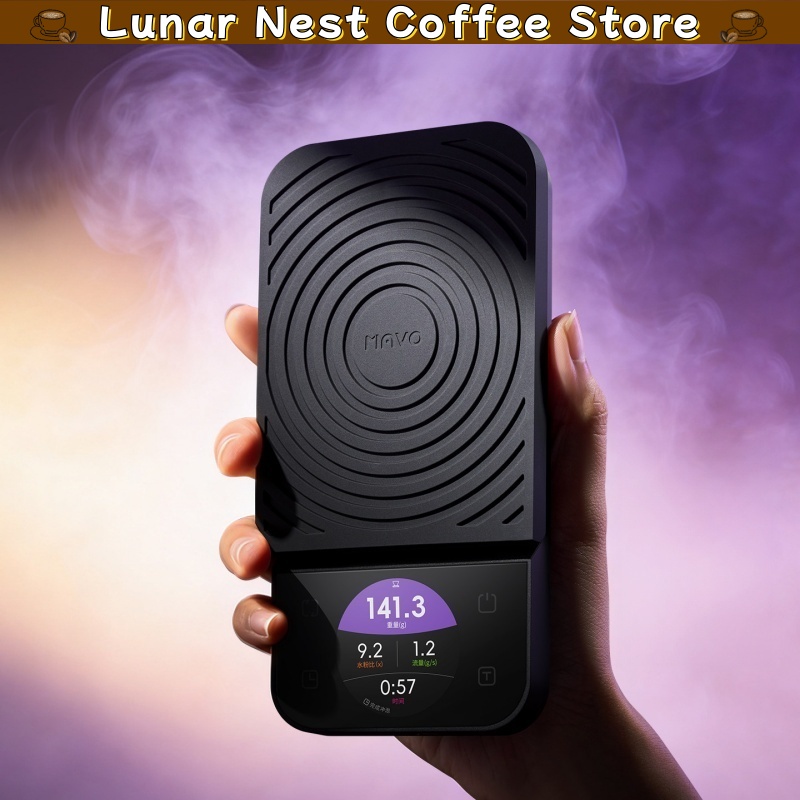Coffee Bean Scale - Mavo Digitale Kaffeewaage mit Timer, LCD-Bildschirm,