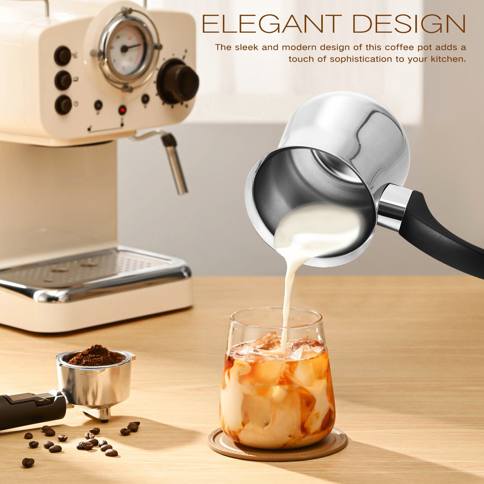 360ml Edelstahl Türkischer Kaf – Coffee Tea Pots Bewertung und Preis