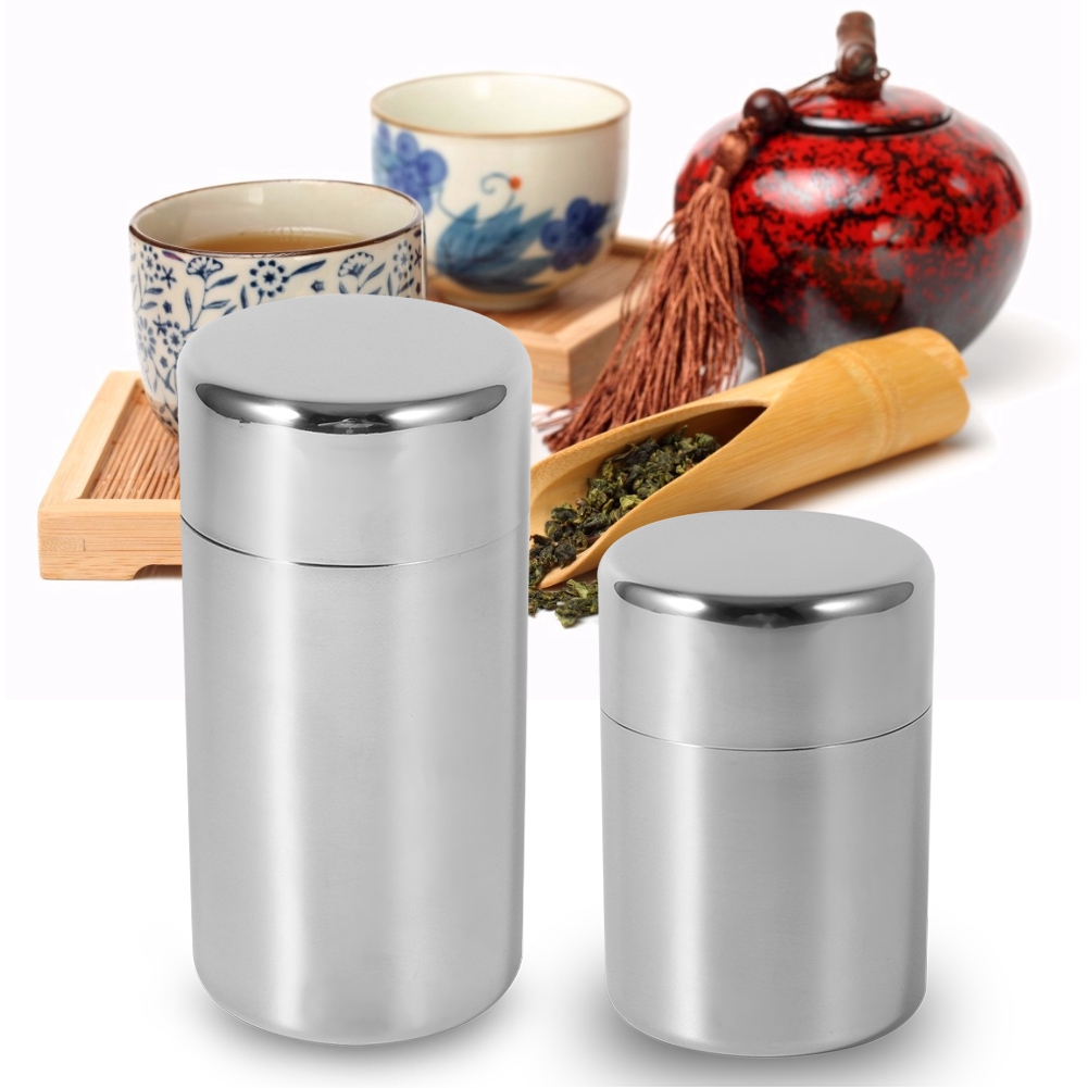 Teedose aus Edelstahl, Teedose – Coffee Tea Sugar Canisters Bewertung und Preis