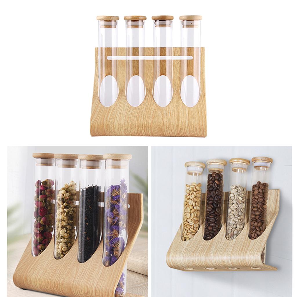 Glasröhrchen-Aufbewahrungsrega – Coffee And Tea Glass Bewertung und Preis