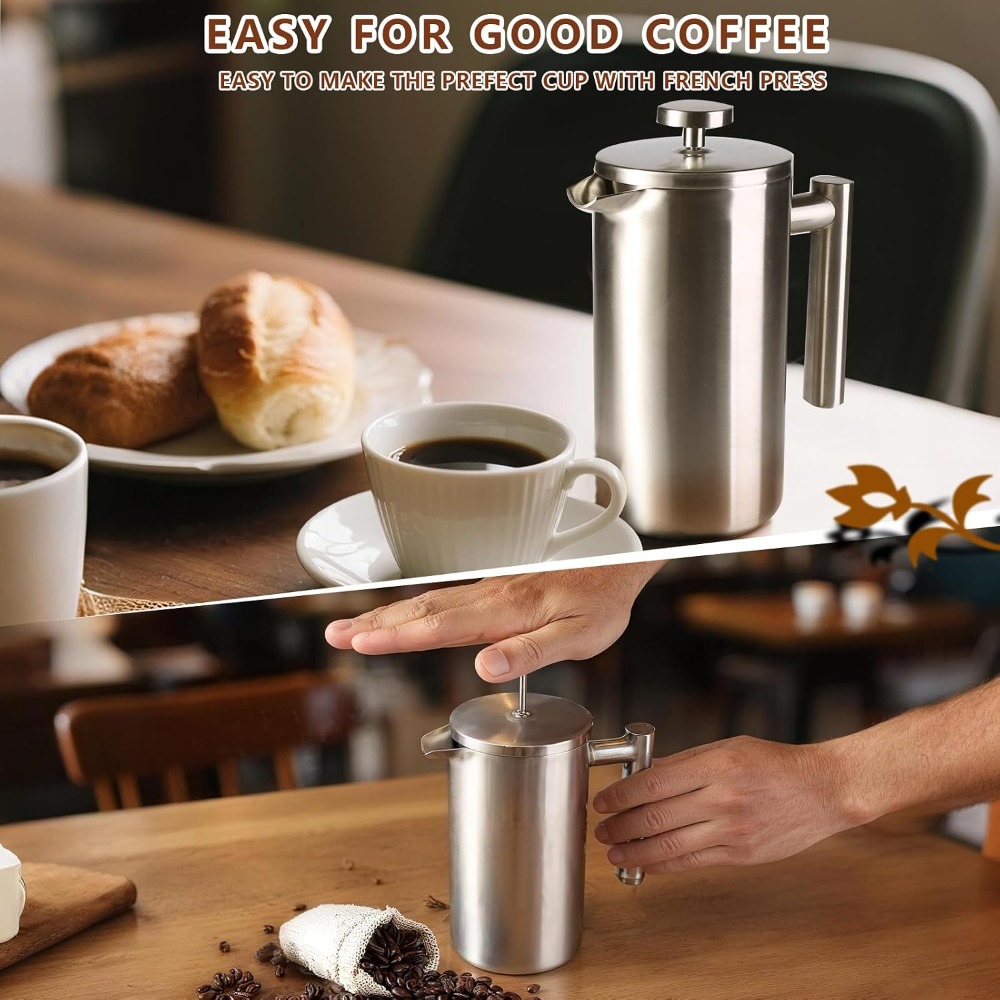 French-Press-Kaffeemaschine, 3 – French Press Coffee & Tea Bewertung und Preis