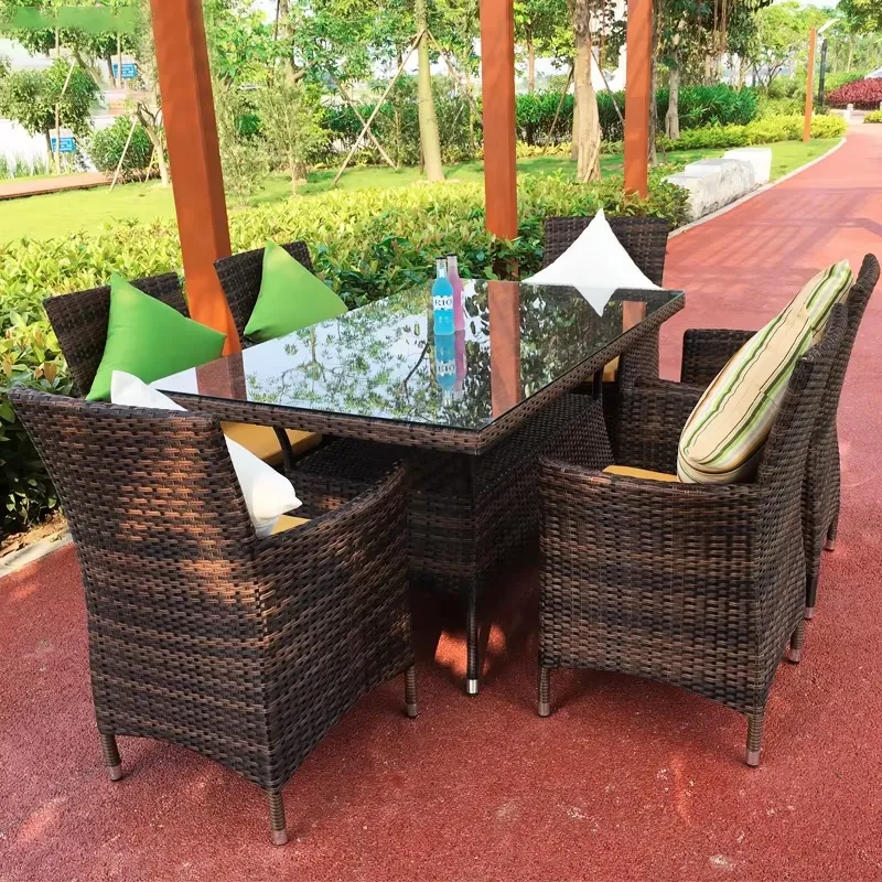 Outdoor-Rattan-Tisch-und-Stuhl – Coffee Tea Gardens Bewertung und Preis