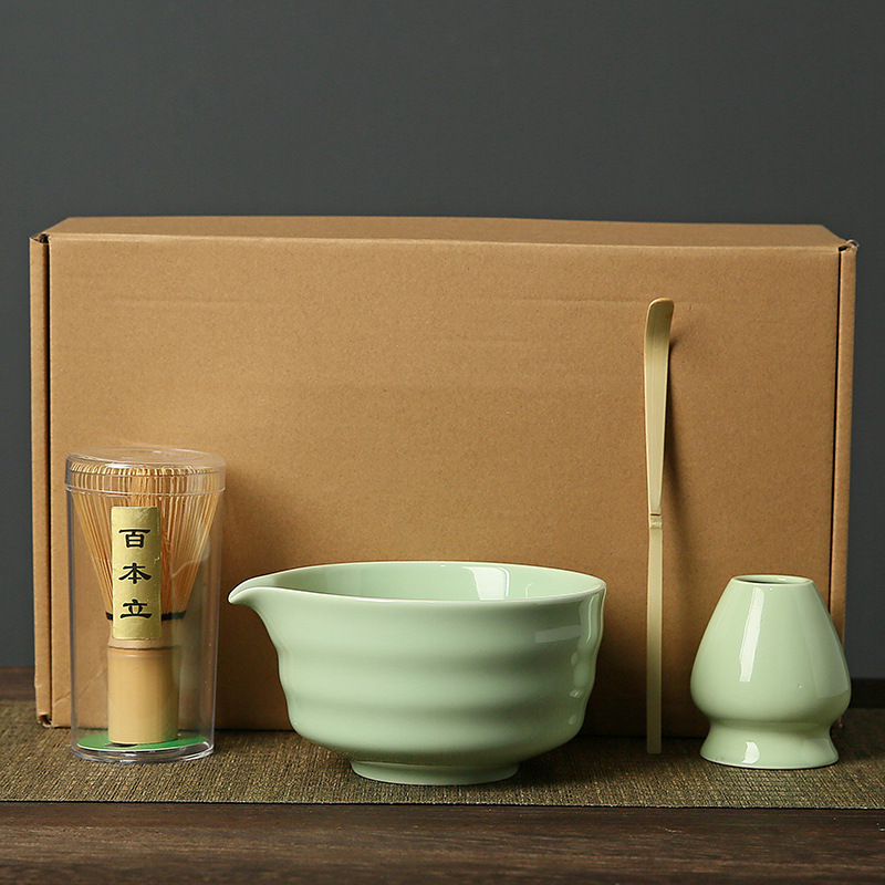 4 teile/satz Japanische Kerami – Matcha Whisk Set Bewertung und Preis