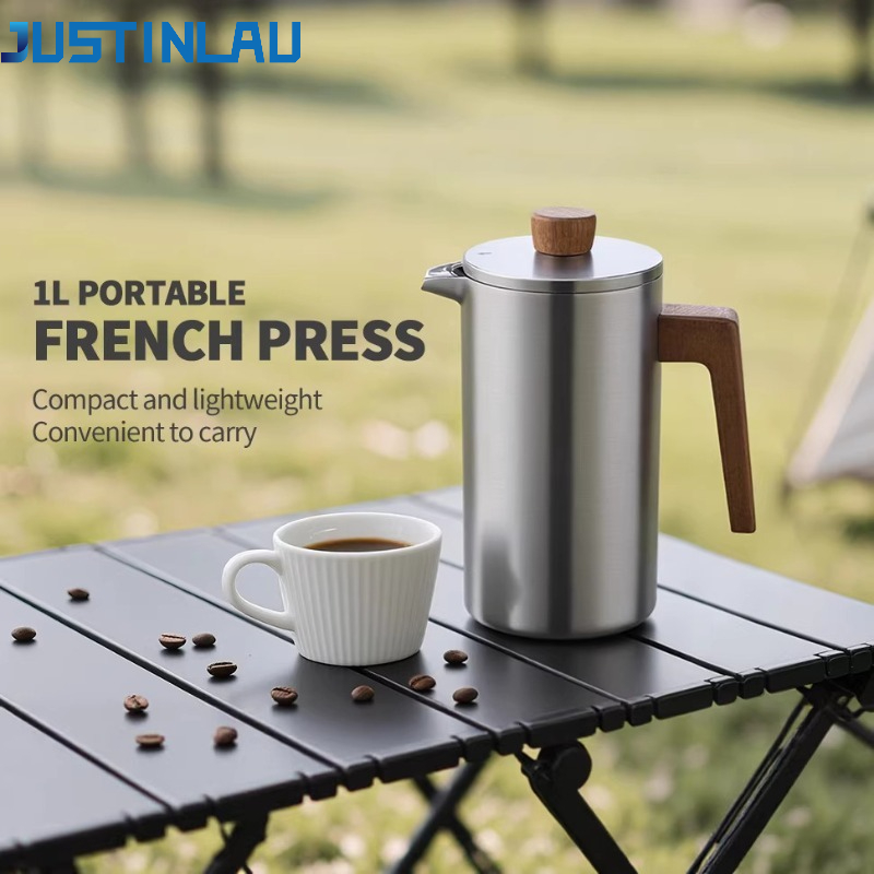 JUSTINLAU 1000ml Edelstahl Fre – Coffee Tea Pots Bewertung und Preis