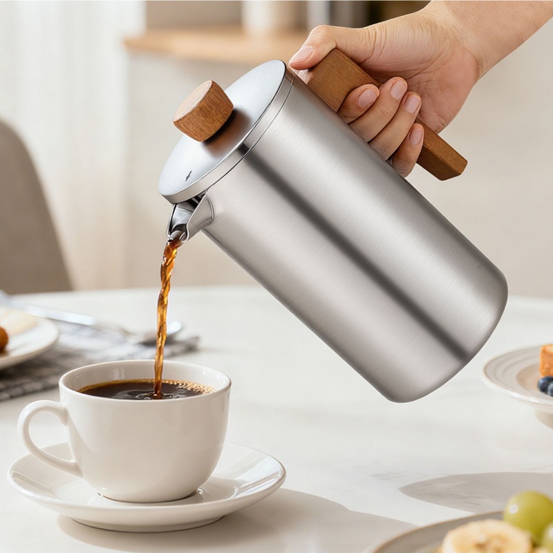 JUSTINLAU 1000ml Edelstahl Fre – Coffee Tea Pots Bewertung und Preis