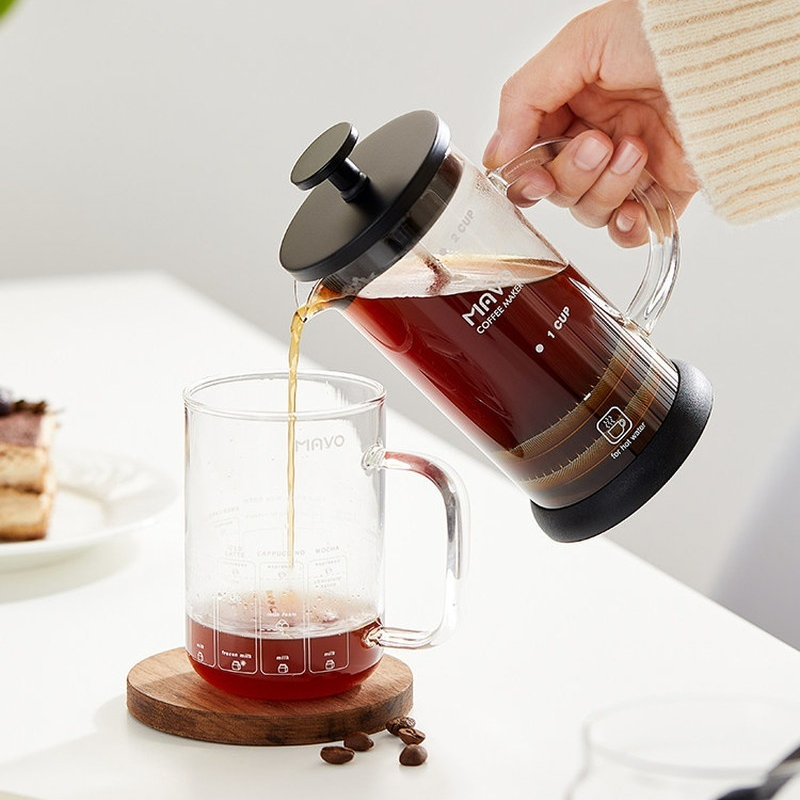 MAVO French-Press-Kaffeemaschi – Coffee Tea Pots Bewertung und Preis