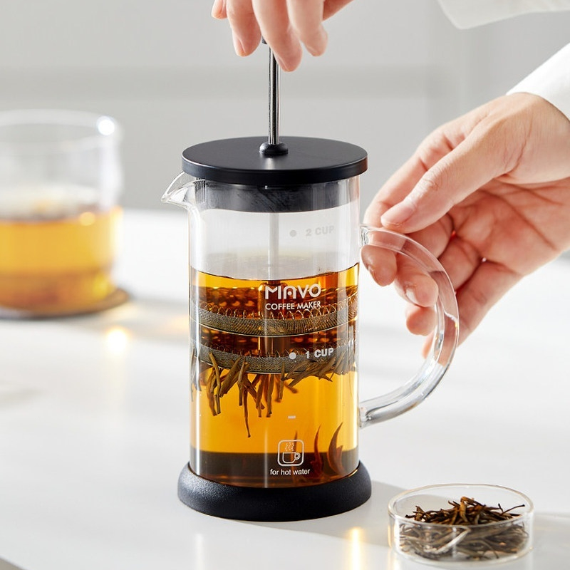 MAVO French-Press-Kaffeemaschi – Coffee Tea Pots Bewertung und Preis