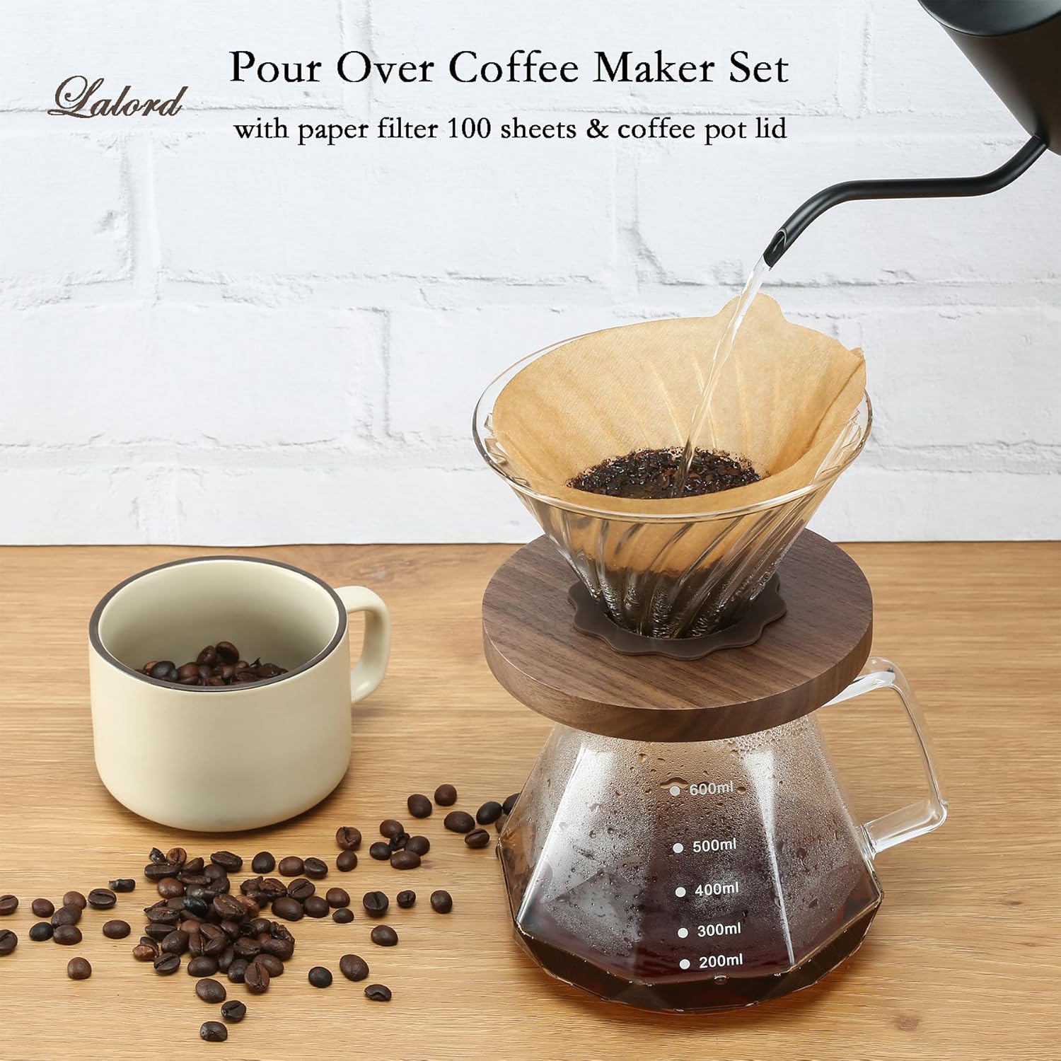 Magpie Glas-Kaffeekanne für V6 – Coffee And Tea Glass Bewertung und Preis