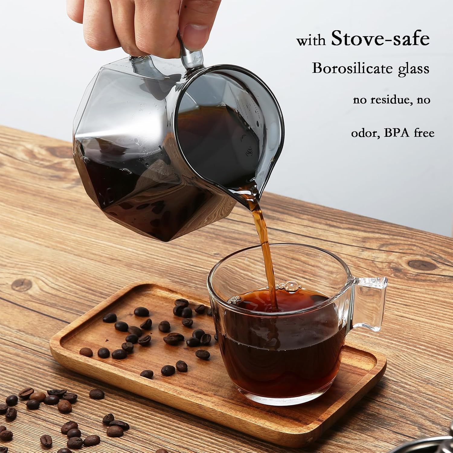 Magpie Glas-Kaffeekanne für V6 – Coffee And Tea Glass Bewertung und Preis