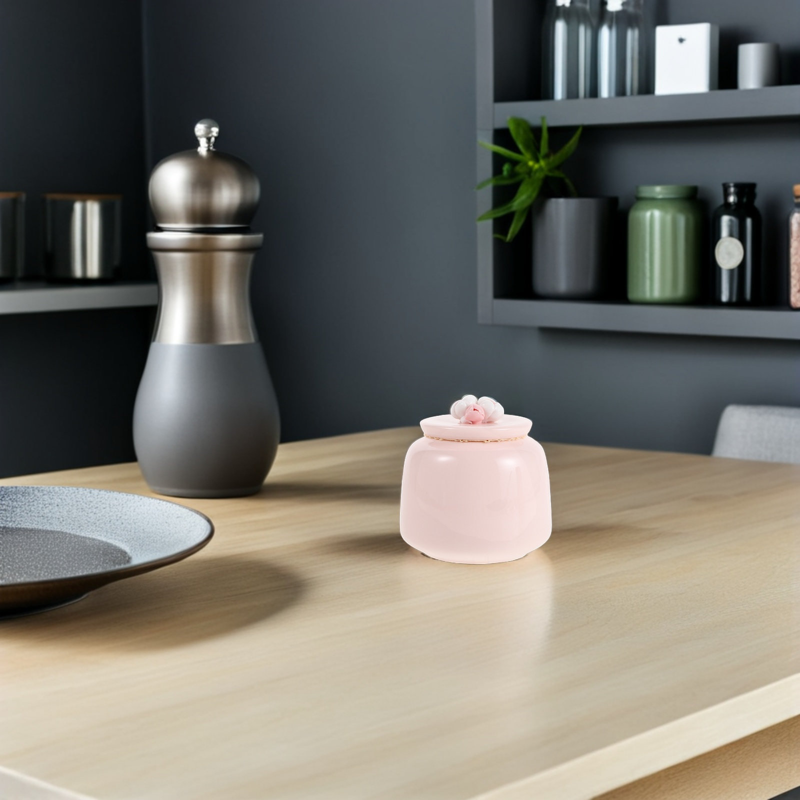 Keramik-Teedose in Rosa, luftd – Coffee Tea Sugar Canisters Bewertung und Preis