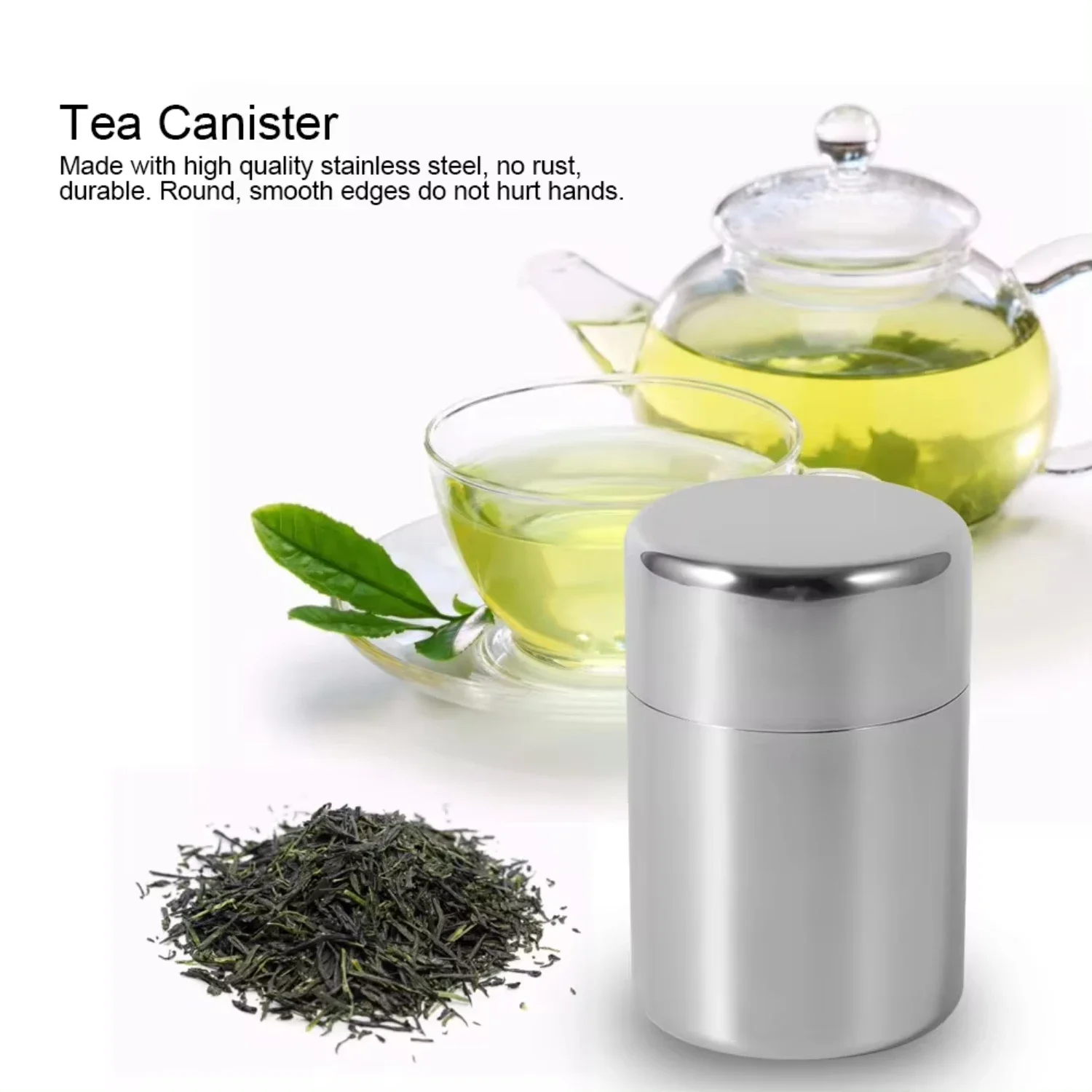 Teeblatten-Dosen aus Edelstahl – Coffee Tea Sugar Canisters Bewertung und Preis