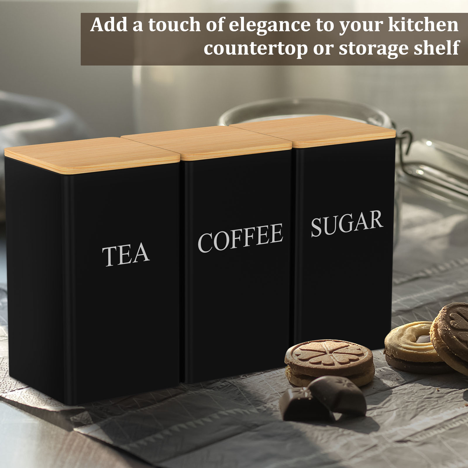 Kaffeebohnen-Vorratsglas aus M – Coffee Tea Sugar Canisters Bewertung und Preis