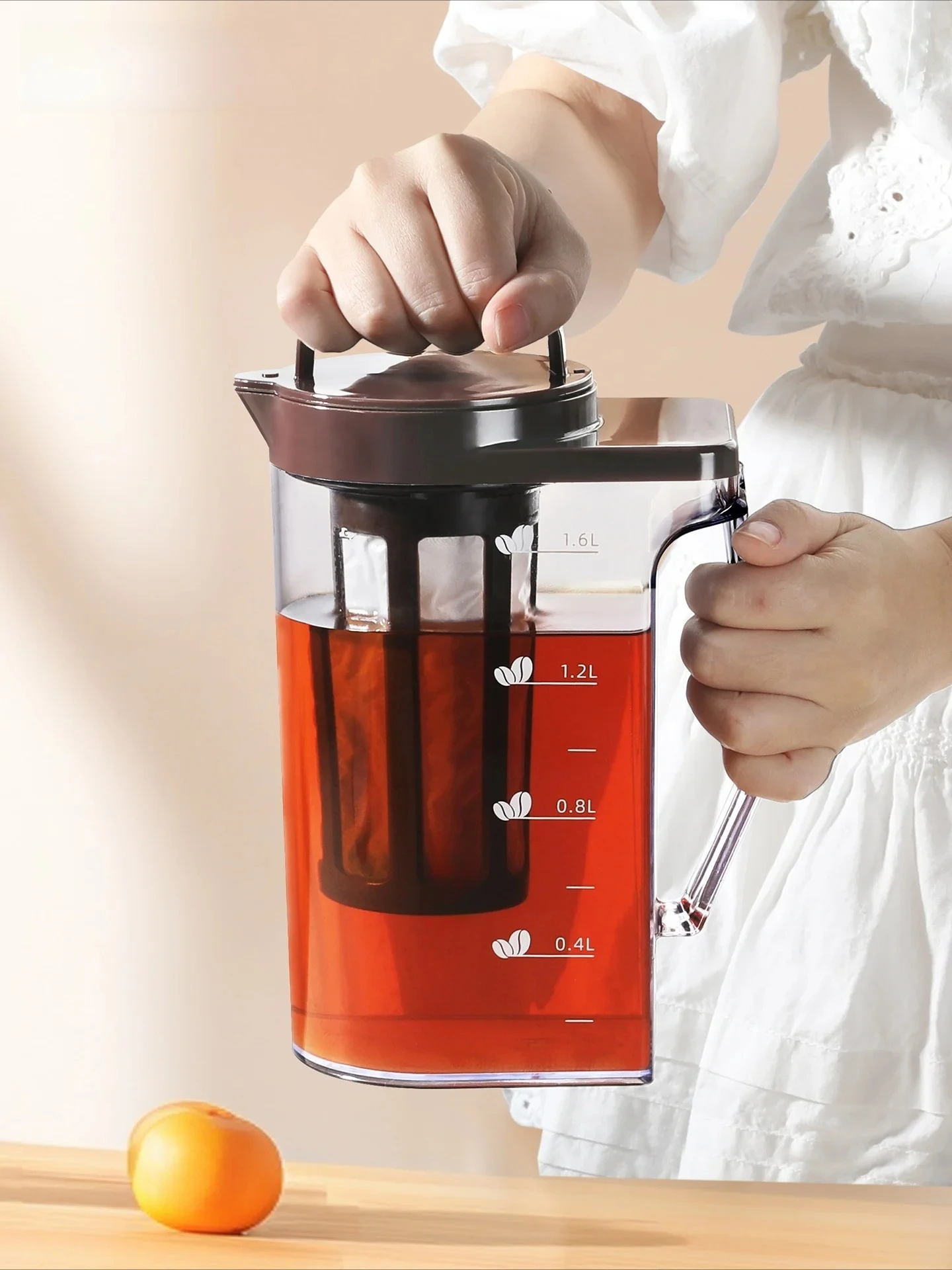Großvolumiger Kunststoff-Kaltb – Coffee Tea Pots Bewertung und Preis